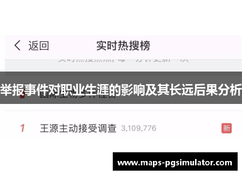 举报事件对职业生涯的影响及其长远后果分析
