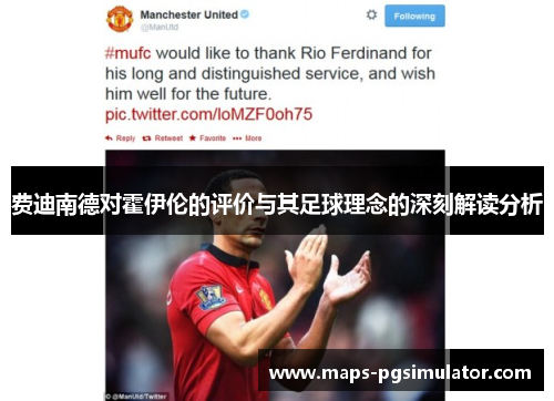 费迪南德对霍伊伦的评价与其足球理念的深刻解读分析