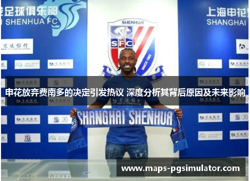 申花放弃费南多的决定引发热议 深度分析其背后原因及未来影响